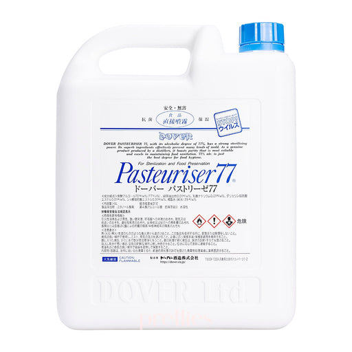 Dover Pasteuriser 77 Alcohol Disinfectant (Refill) 5L - Pretties.com.hk