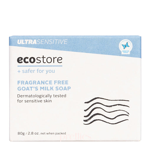 Ecostore Fragrance Free Goat's Milk Soap 80g x2pcs