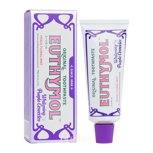 EUTHYMOL Original Toothpaste - Whitening Purple Whitening (Peach Floral Mint - Purple)106g