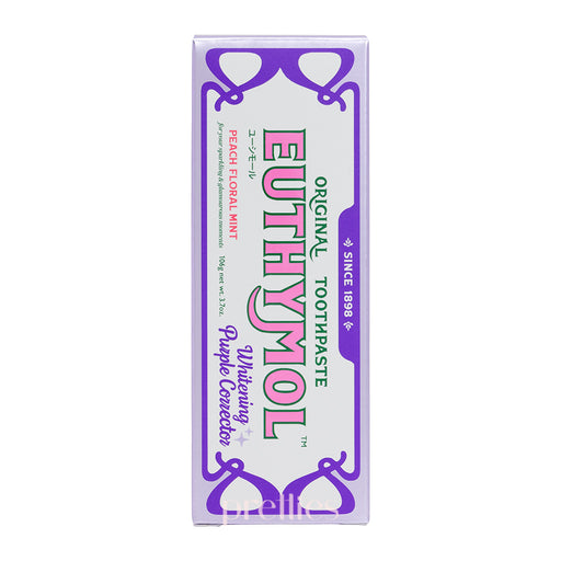EUTHYMOL Original Toothpaste - Whitening Purple Whitening (Peach Floral Mint - Purple)106g