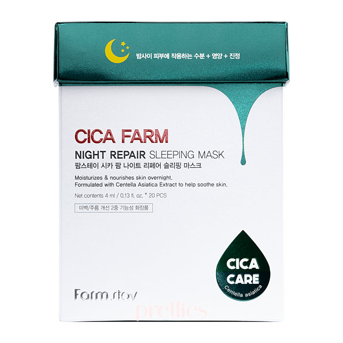 Farmstay Cica Farm Night Repair Sleeping Mask (4ml x 20pcs)