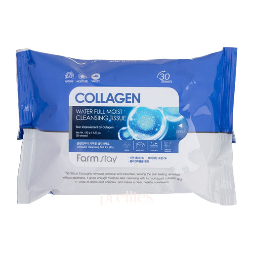 Farmstay Collagen Water Full Moist Cleansing Tissue (30pcs)