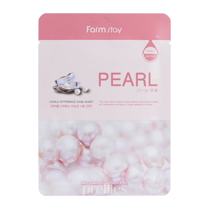 Farmstay Visible Difference Pearl Mask Sheet (1 Sheet x 10pcs)