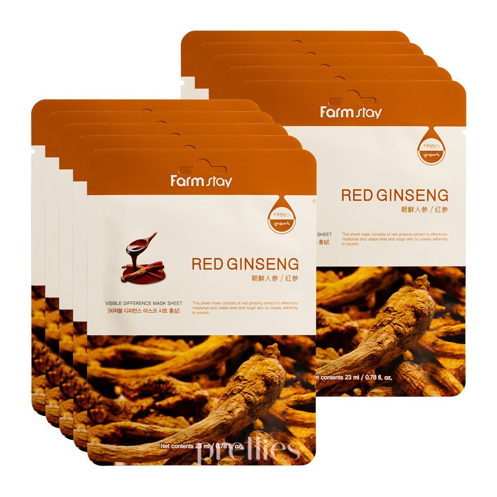 VISIBLE DIFFERENCE MASK SHEET RED GINSENG