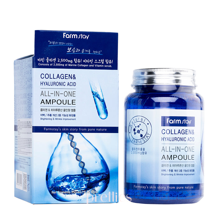 Farmstay Collagen & hyaluronic Acid All-in-One Ampoule 250ml