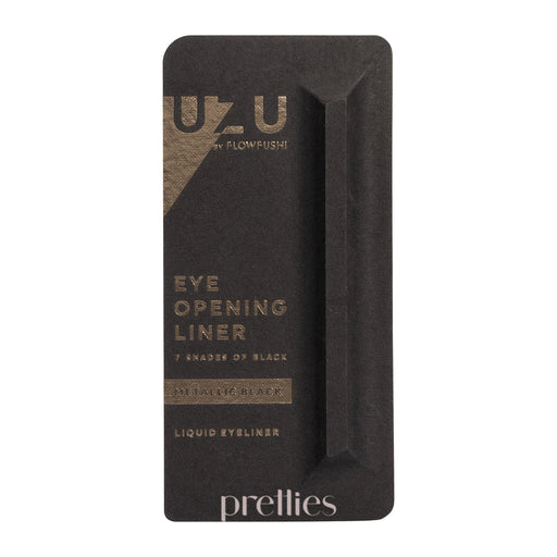 FLOWFUSHI UZU Eye Opening Liquid Eyeliner (Metallic Black) 0.55ml