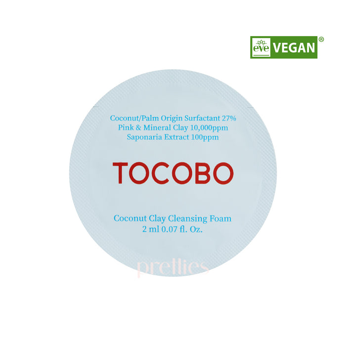 TOCOBO [FREE GIFT] Cocount Clay Cleansing Foam 2ml (Trial)