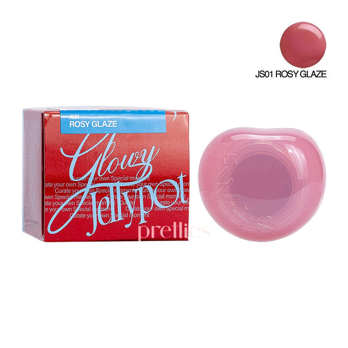 Fwee Lip&Cheek Glowy Jelly Pot 4g (JS01 - Rosy Glaze) 