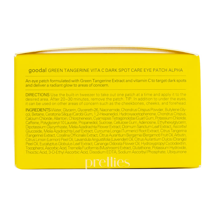 Goodal Green Tangerine Vita C Dark Spot Care Eye Patch Alpha α 60pcs