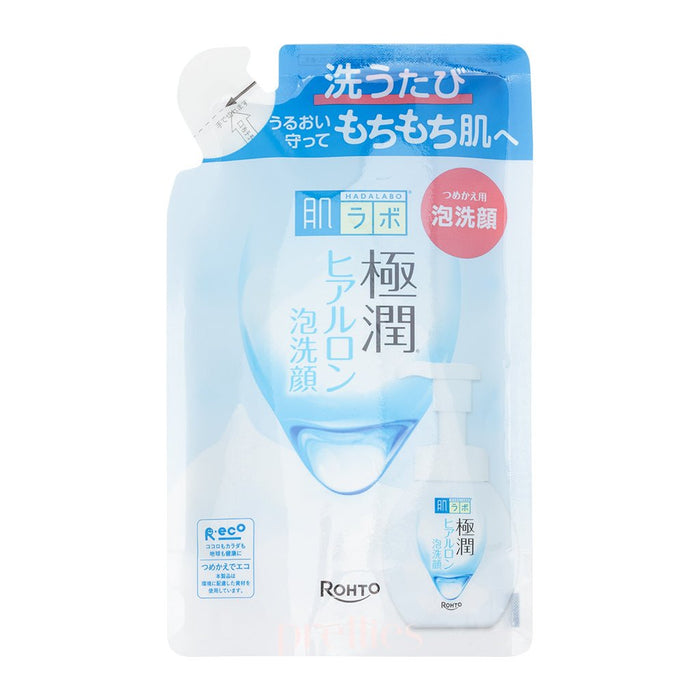 Hada Labo Gokujyun Hyaluronic Acid Foaming Wash (Refill) 140ml (199525) - Pretties.com.hk