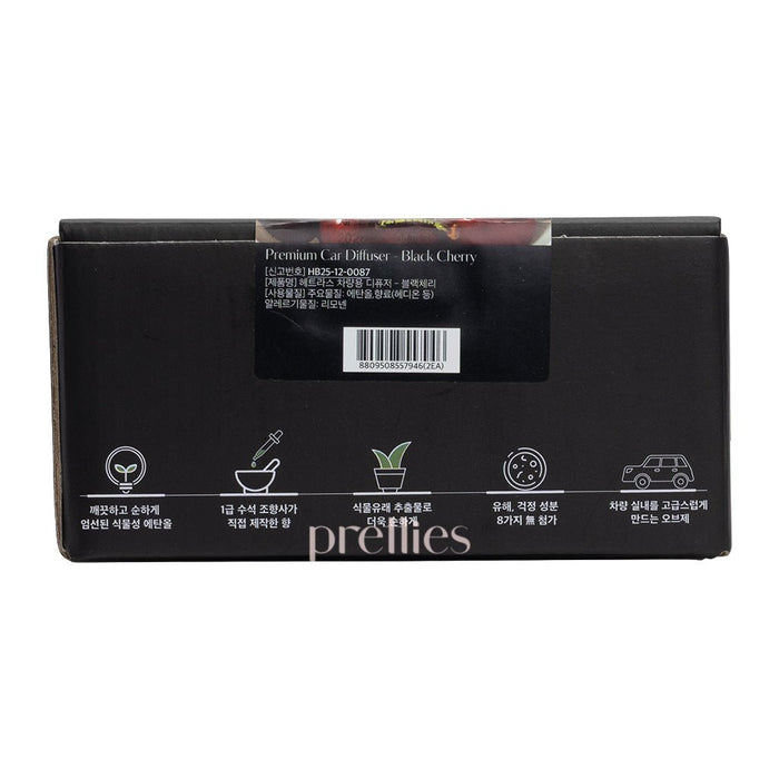 hetras. Premium Car Diffuser 77ml x 2 (No.1 Black Cherry)