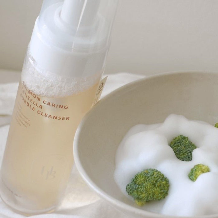 HEVEBLUE Salmon Caring Centella Bubble Cleanser 200ml
