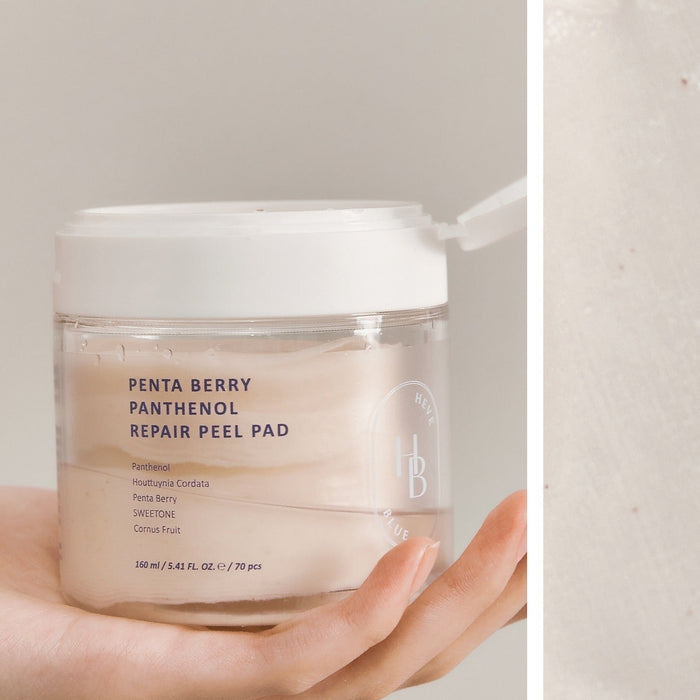 HEVEBLUE Penta Berry Panthenol Repair Peel Pad (70pcs)