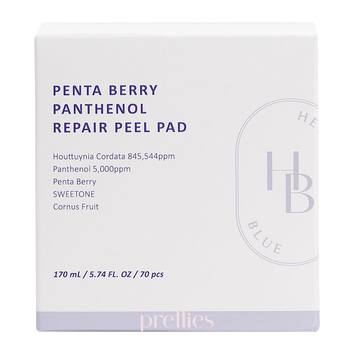 HEVEBLUE Penta Berry Panthenol Repair Peel Pad (70pcs)