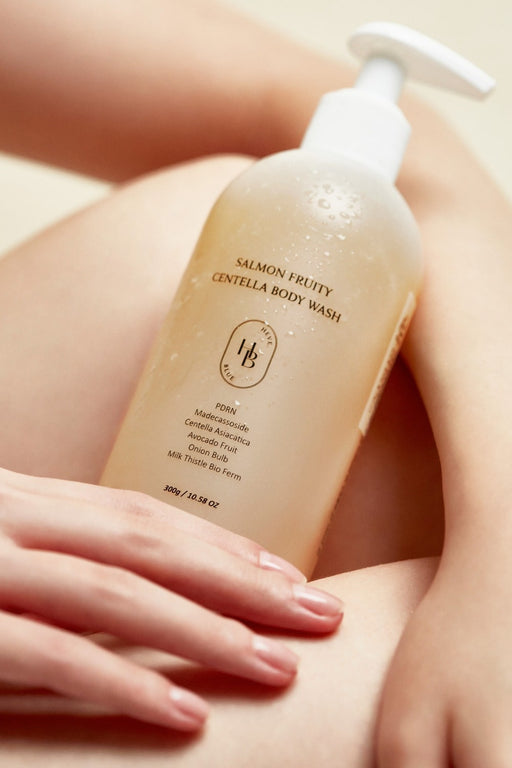 HEVEBLUE Salmon Fruity Centella Body Wash 300ml