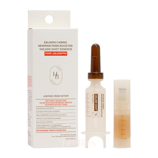 HEVEBLUE Salmon Caring Centella Newpair PDRN Booster 100,000 Shot Essence 5ml