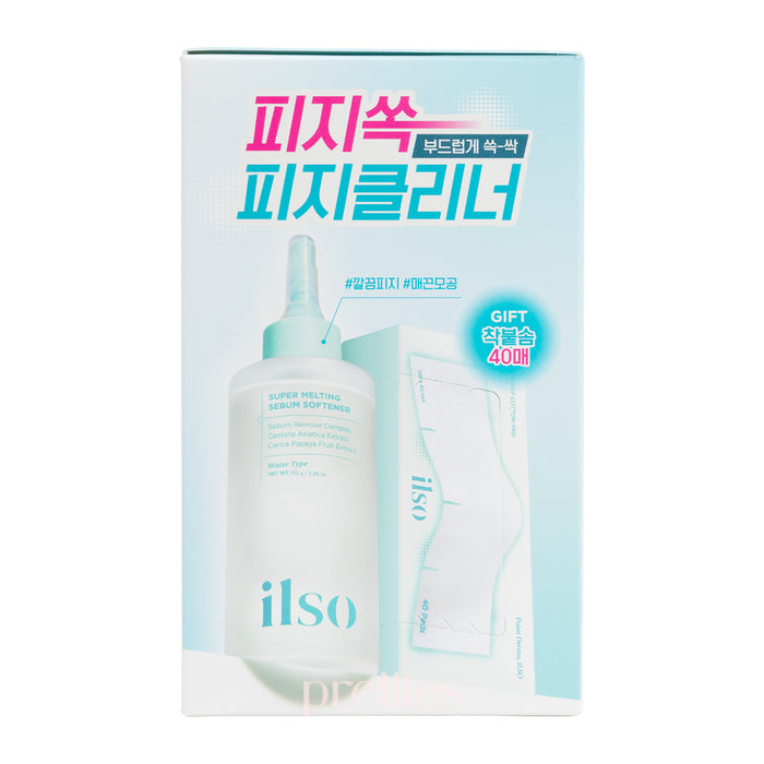 ilso Super Melting Sebum Softener 150g + 40pcs Cotton Pad (333093)