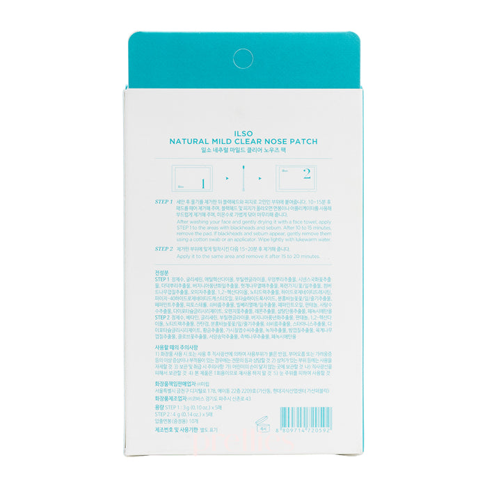 ilso Natural Mild Clear Nose Pack 3g/4g (5pc/Box)