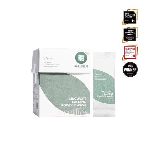 Isntree Mugwort Calming Powder Wash 1g x 25pcs 