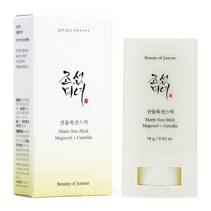 Beauty of Joseon Matte Sun Stick : Mugwort + Camelia SPF50+PA++++ 18g