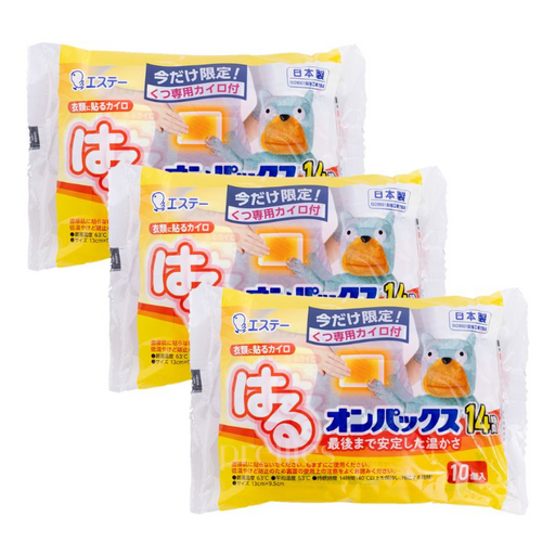 Japan S.T. Corporation Attach to Clothing Onpax 10pcs x3 pack