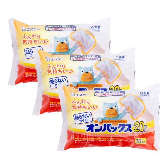 Japan S.T. Corporation Classic Hand Warmer 20hours (10pcs/pack) x3 pack