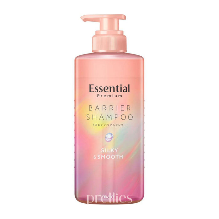 KAO Essential Premium Barrier Shampoo - Silky & Smooth 450ml (Pink) (436788)