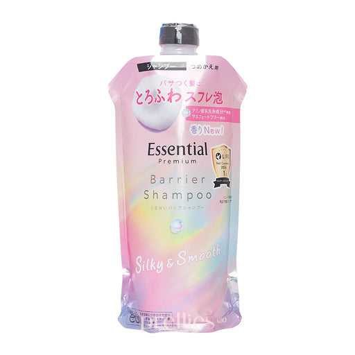 KAO Essential Premium Barrier Shampoo - Silky & Smooth (Refill) 340ml (Pink) (457264) - Pretties.com.hk