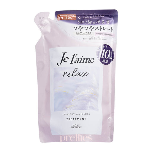 KOSE Je l'aime Relax treatment - Straight and Gloss (Refill) 374ml 