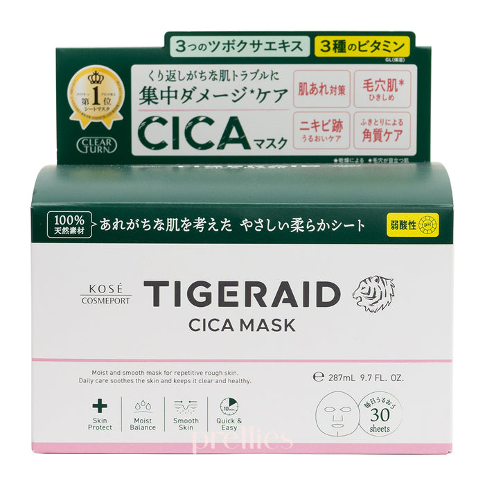 KOSE TIGERAID CICA Repair Mask (30pcs/Box)