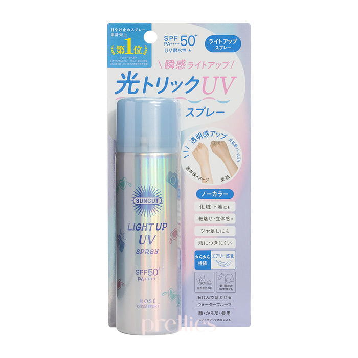 KOSE SUNCUT Light Up UV Spray SPF50+PA++++ (No Color) 60g