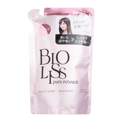 KOSE Bioliss Pure Retouch Moist Shine Shampoo (Refill) 340ml