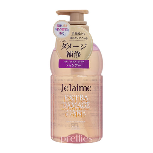 KOSE Je l'aime Layered Shampoo - Extra Damage Care 460ml (Pink)