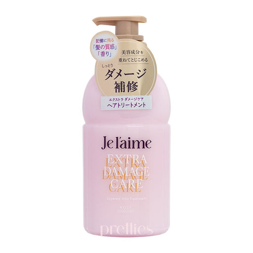 KOSE Je l'aime Layered Hair Treatment - Extra Damage Care 460ml (Pink)
