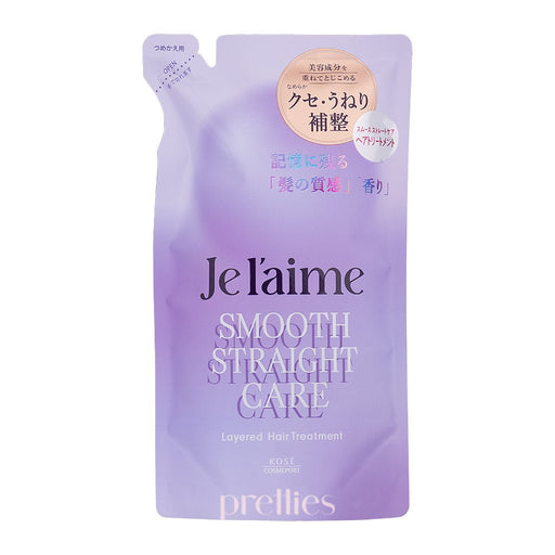 KOSE Je l'aime Layered Hair Treatment - Smooth Straight Care (Refill) 340ml (Purple)
