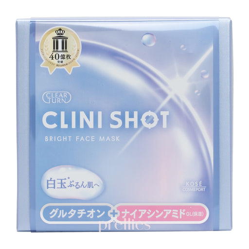 KOSE Clear Turn CLINI SHOT Brightening Mask (30 Sheets/Box)