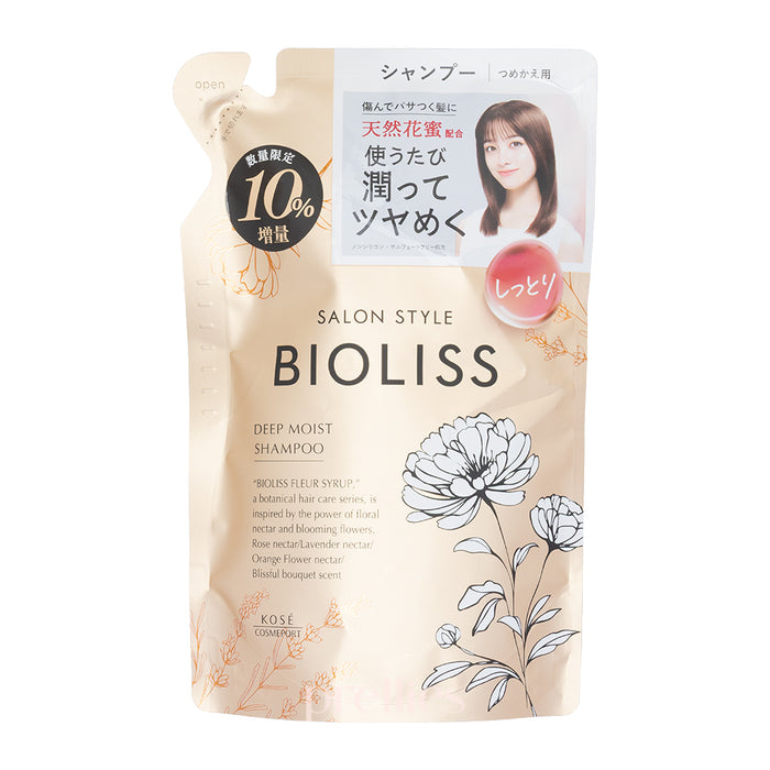 KOSE Bioliss Fleur Syrup Shampoo (Refill) 363ml - Deep Moist