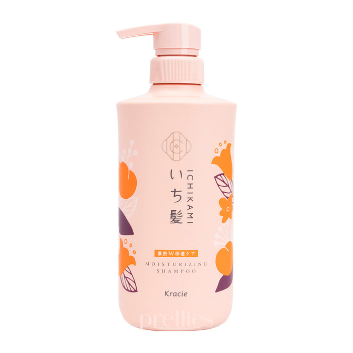 Kracie ICHIKAMI Moisturizing Shampoo 480ml (Light Orange) (721716/722430)