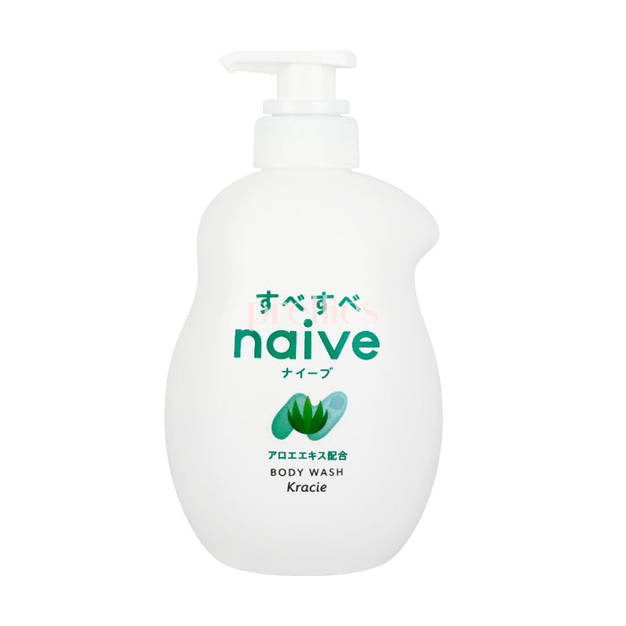 Kracie Naive Aloe Body Wash (Green Floral) 530ml (169525)