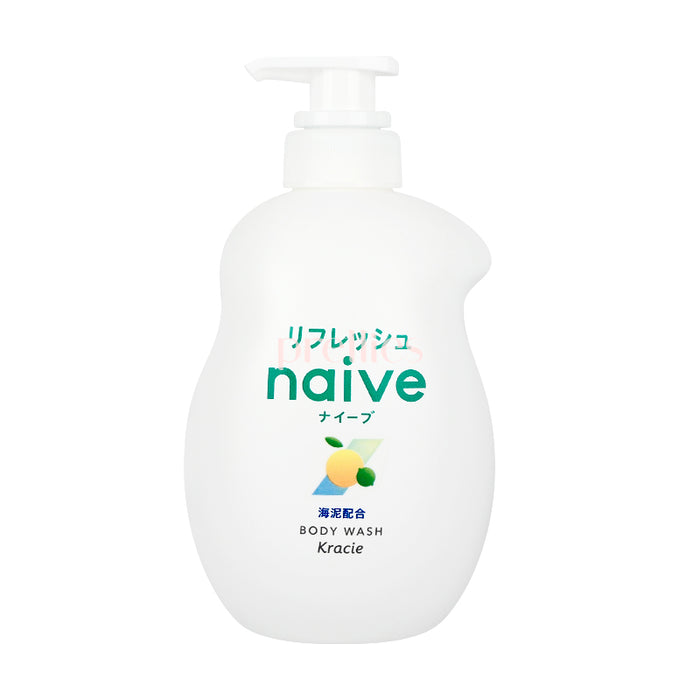 Kracie Naive Refresh Bubble Body Wash (Grapefruit Lime) 530ml (169532)