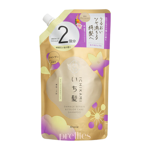 ICHIKAMI Damage Repair & Color Care Shampoo (Refill) 640ml (Gold)