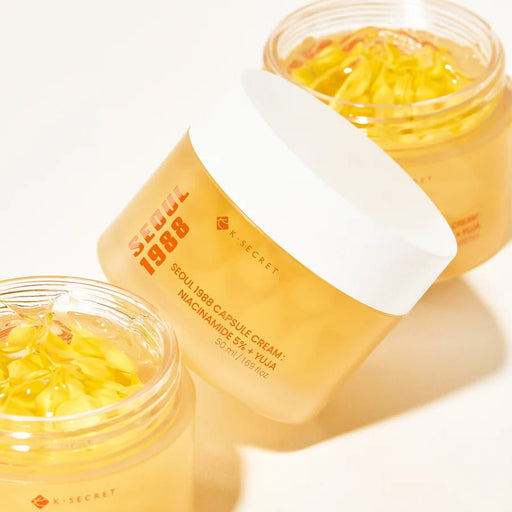 K-secret Eye Cream Capsule Cream : Niacinamide 5% + Yuja 50ml