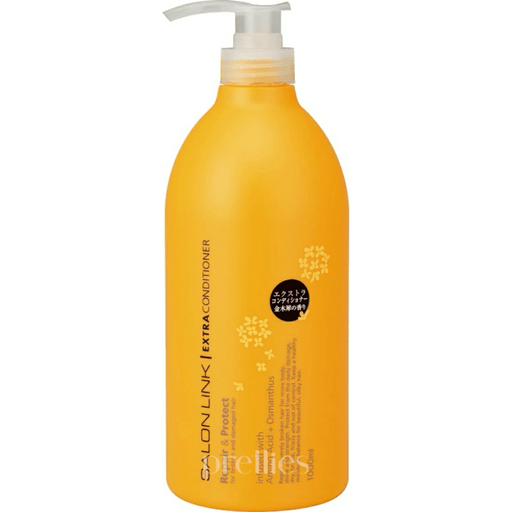 Kumano Yushi Salon Link Extra Conditioner Repair & Protect (Osmanthus Floral) 1000ml (Yellow) - Pretties.com.hk