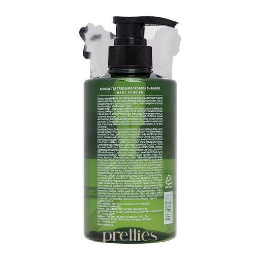 KUNDAL Tea Tree Shampoo 500ml - Baby Powder - Pretties.com.hk