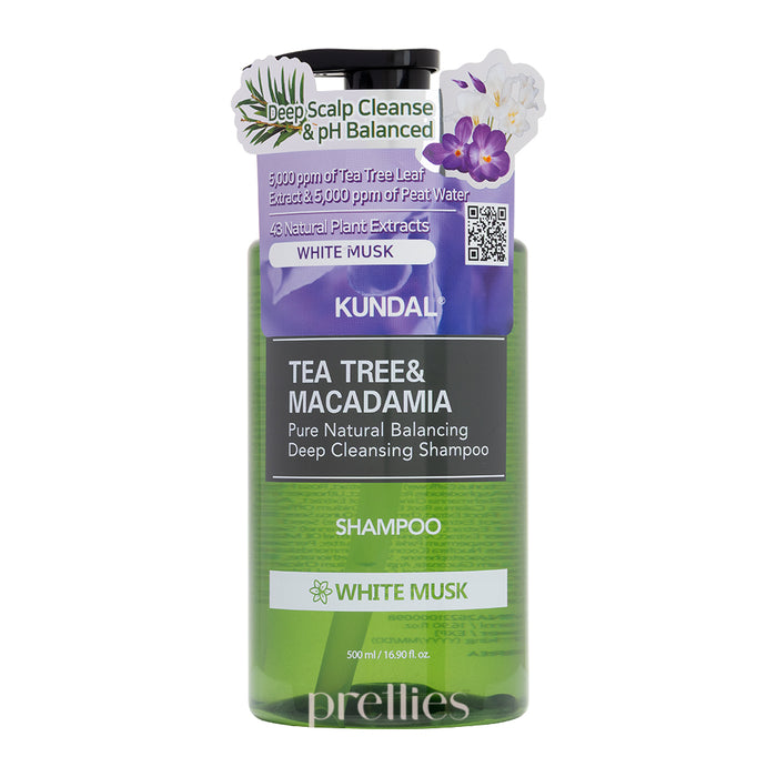 KUNDAL Tea Tree Shampoo 500ml - White Musk