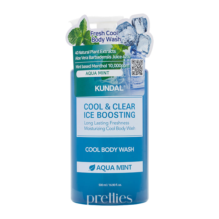 KUNDAL Cool & Clear Ice Boosting Body Wash 500ml - Aqua Mint