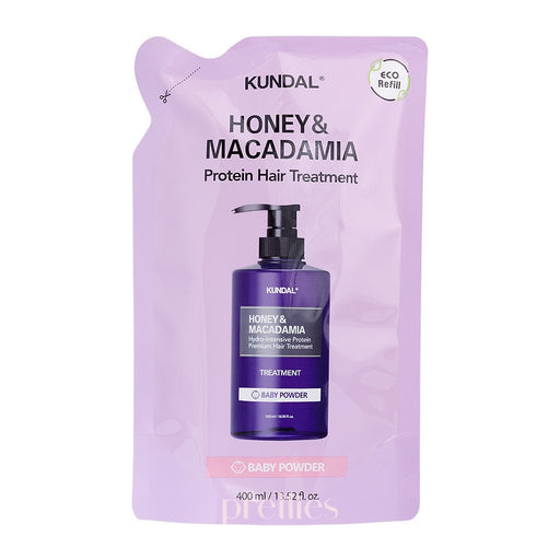 KUNDAL Honey & Macadamia Hair Treatment 400ml - Baby Powder (Refill) 