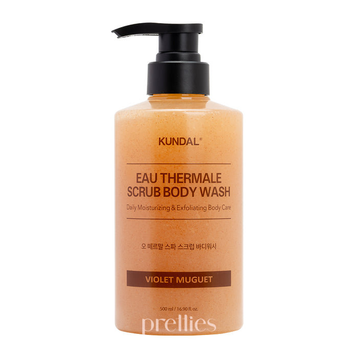 KUNDAL Eau Thermale Scrub Body Wash 500ml - Violet Muguet