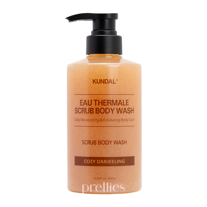 KUNDAL Eau Thermale Scrub Body Wash 500ml - Cozy Darjeeling