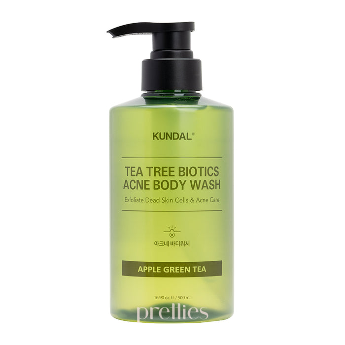 KUNDAL Tea Tree Biotics Acne Body Wash 500ml - Apple Green Tea